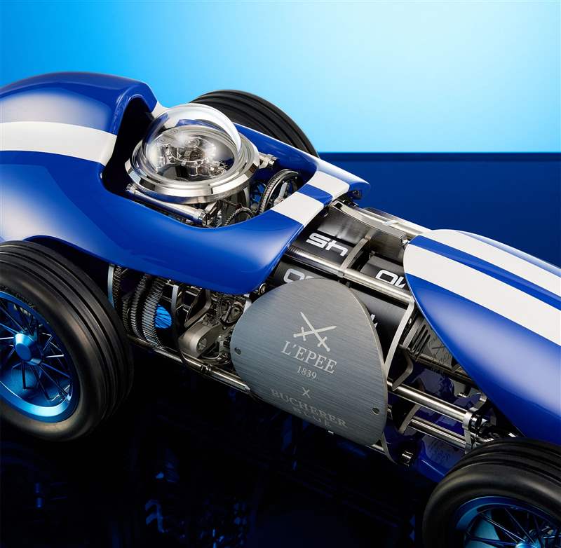 Bucherer推出3枚Bucherer Blue時計新作：Girard-Perregaux、H. Moser & Cie.和L’Epe?e合作版-復刻表