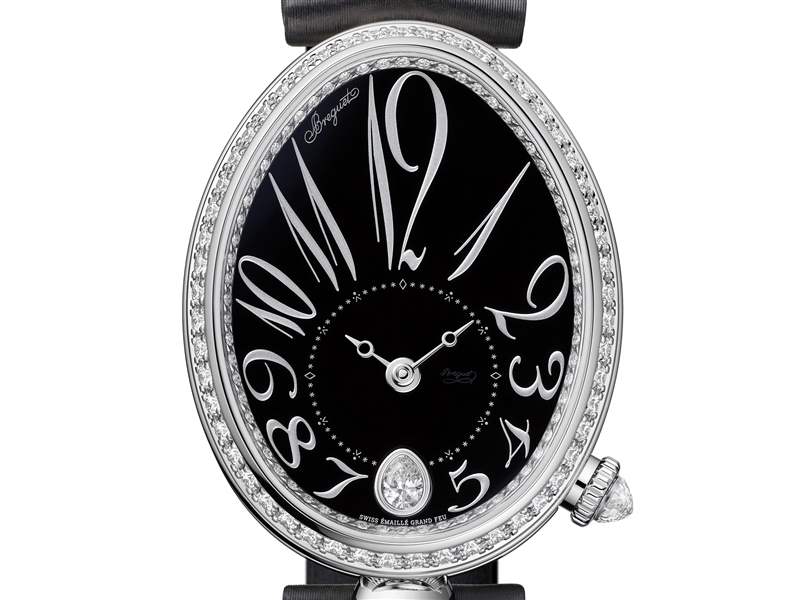 寶璣推出Reine De Naples 8918腕表新作：黑色大明火琺瑯表盤-復(fù)刻表
