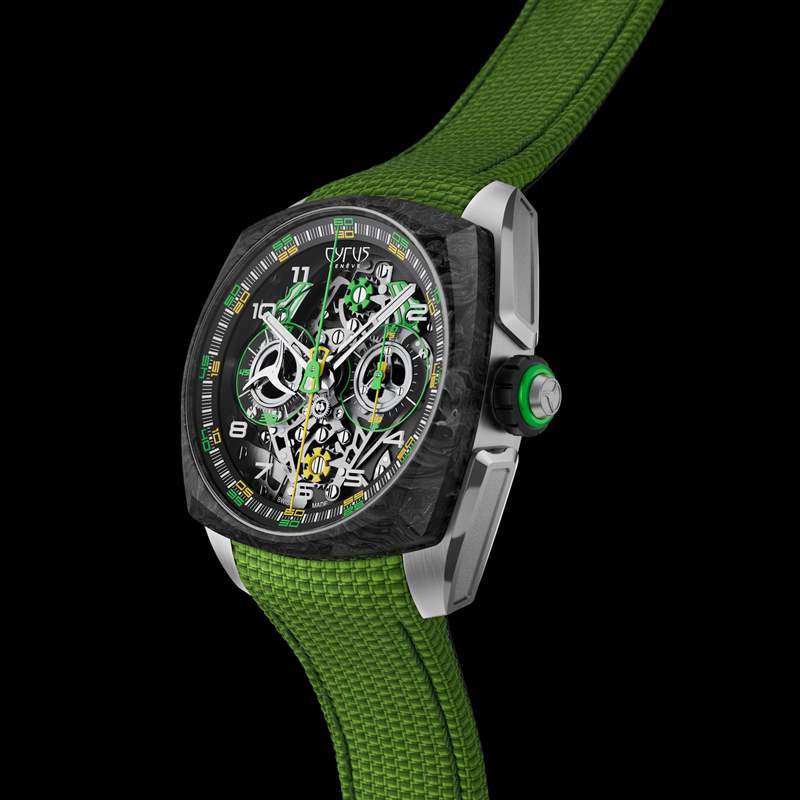 瑞士表廠CYRUS特立獨行新作大玩復雜功能可同步測量兩個時段-復刻表