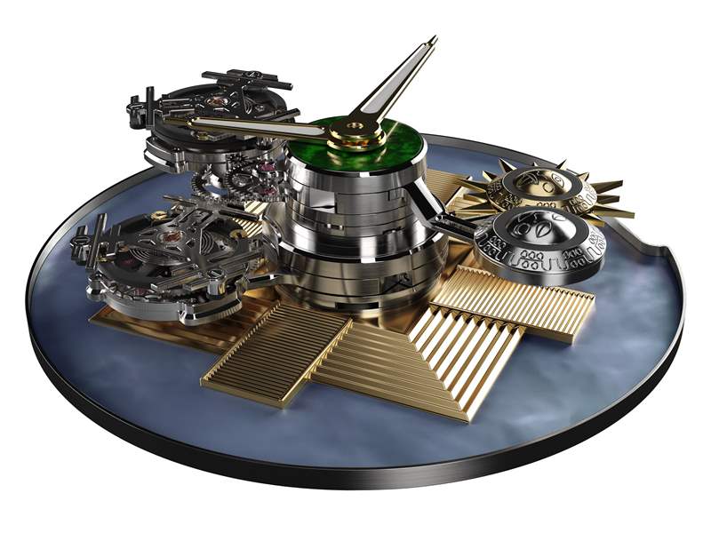 Louis Moinet推出Maya Eclipse獨(dú)一款雙重陀飛輪腕表:瑪雅文明 Louis Moinet推出Maya Eclipse獨(dú)一款雙重陀飛輪腕表:瑪雅文明-復(fù)刻表