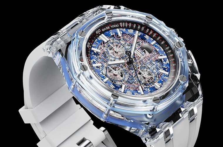 超吸睛！主打迷彩軍事風的透明皇家橡樹離岸型計時碼表-復刻表