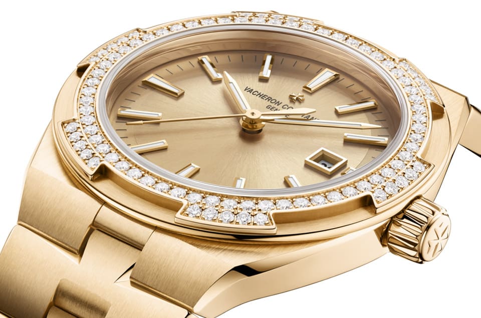 江詩丹頓中性尺寸Overseas自動(dòng)表再追加粉紅金面盤款式向現(xiàn)代女性探險(xiǎn)精神致敬-復(fù)刻表