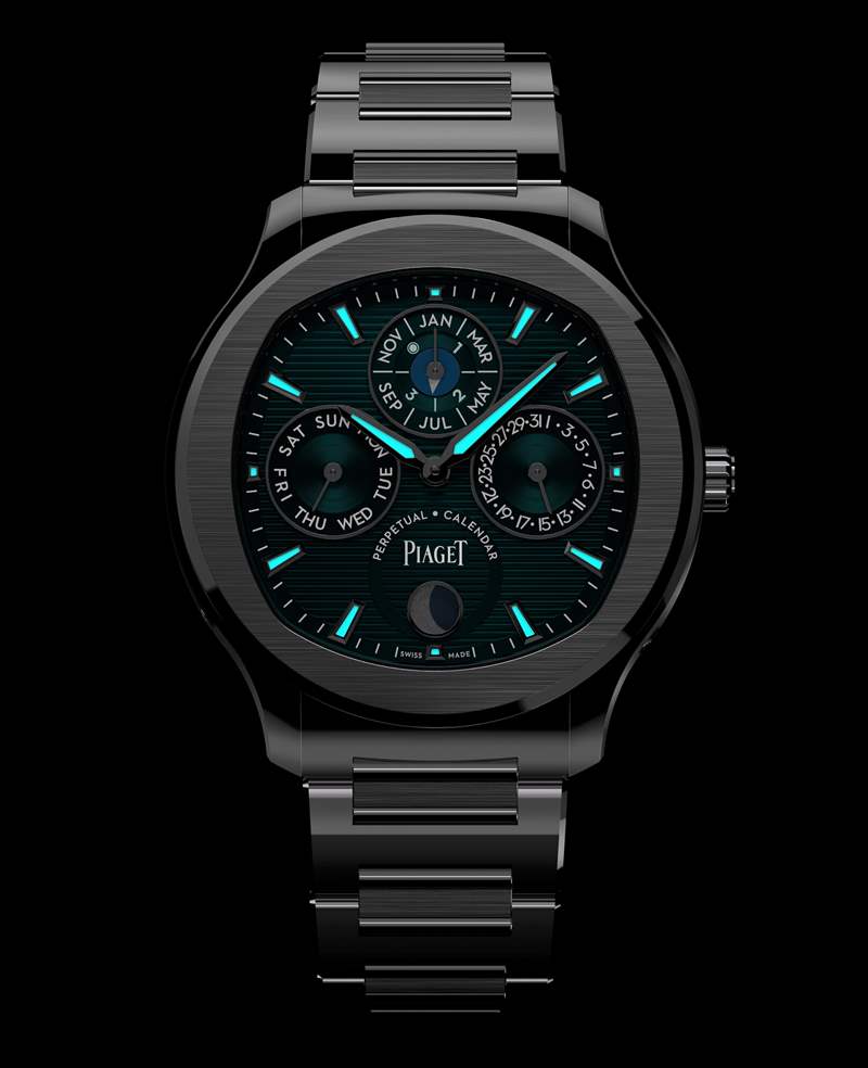 Piaget推出Polo Perpetual Calendar Ultra-Thin超薄萬(wàn)年歷腕表-復(fù)刻表