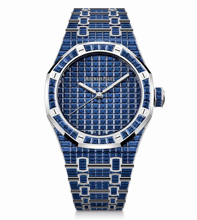 愛彼推出Royal Oak Selfwinding Rainbow Sets珠寶腕表:彩色寶石鑲嵌 愛彼推出Royal Oak Selfwinding Rainbow Sets珠寶腕表:彩色寶石鑲嵌-復刻表