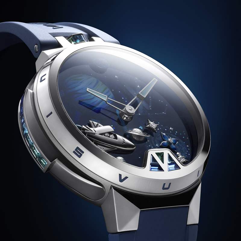 Louis Vuitton推出Tambour Jacquemart Minute Repeater 200 Years三問報(bào)時(shí)腕表：太空漫游-復(fù)刻表