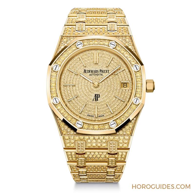 光彩熠熠！愛彼Royal Oak Jumbo全鑲寶石版限量登場-復(fù)刻表