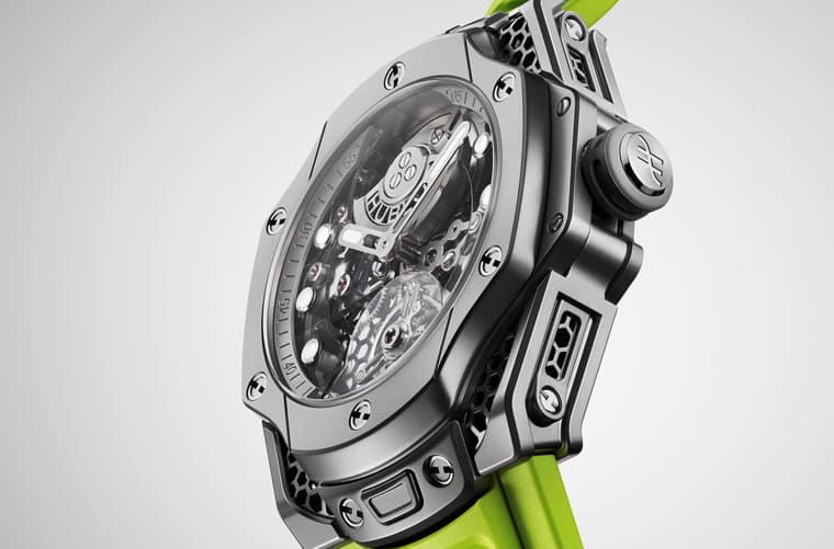 宇舶聯名設計師Samuel Ross「蜂窩」陀飛輪搭配極光綠簡直潮到爆-復刻表