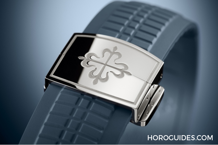 乳光藍灰面活力風，復雜功能運動表齊換色｜PP百達翡麗Nautilus、Aquanaut新款-復刻表