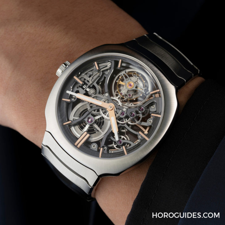 疾速者首現鏤空之城|H. MOSER & CIE. Streamliner Tourbillon Skeleton-復刻表