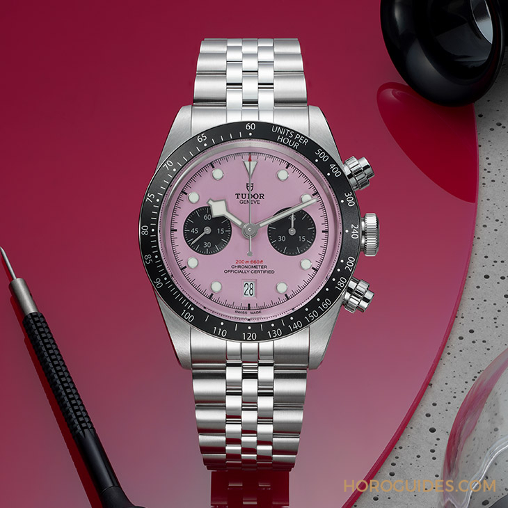 TUDOR - 顛覆傳統(tǒng)的粉紅熊貓！帝舵表TUDOR 發(fā)表Black Bay Chrono