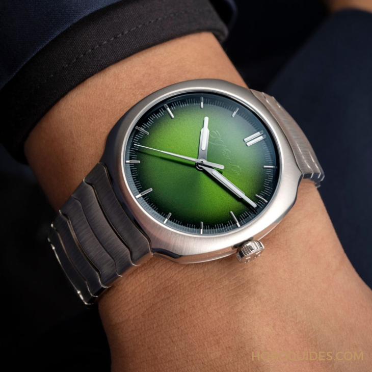 H. MOSER & CIE - STREAMLINER - 6201-1200 - 青龍升級回歸、夢幻紫色同步亮相|H. MOSER & CIE. Streamliner Centre Seconds Matrix Green