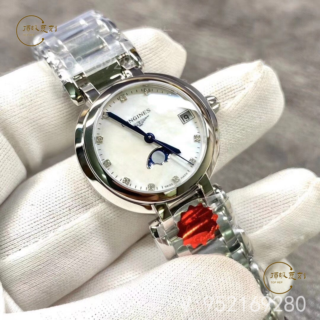 KL工廠浪琴心月女表復刻版深度評測:璀璨優(yōu)雅,細節(jié)至上-復刻表