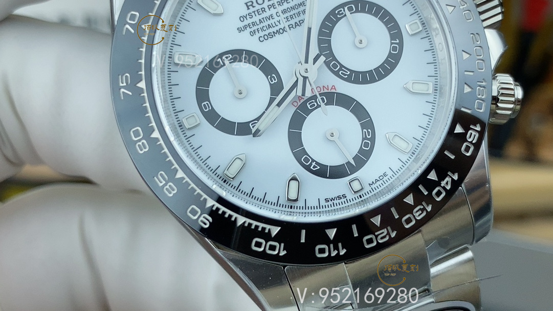 怎么快速分辨真假C廠Clean廠勞力士4130熊貓迪手表-復(fù)刻表
