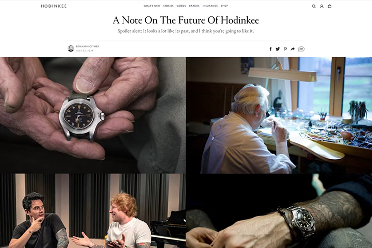 Hodinkee創辦人發文，鐘表媒體平臺在這個時代的生存之道有解嗎？-復刻表