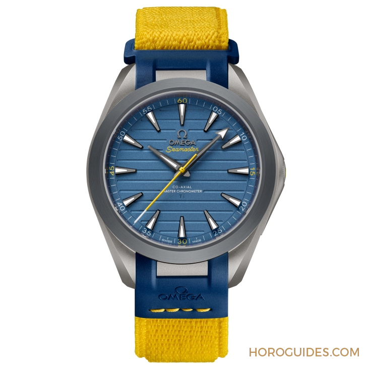 超輕鈦金！ OMEGA為奧運(yùn)金牌得主Armand Duplantis推出新款Seamaster Aqua Terra Ultra Light-復(fù)刻表