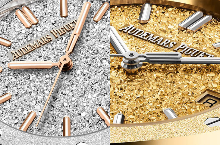 愛彼皇家橡樹系列再添新作:霜金自動表的璀璨工藝-復刻表