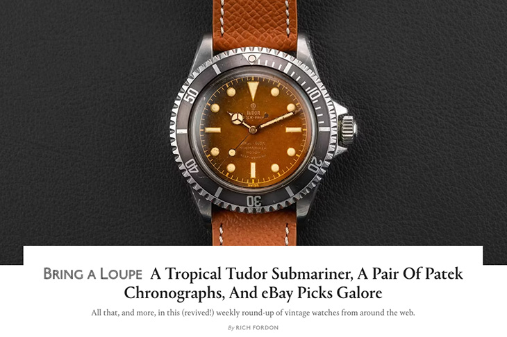 Hodinkee創辦人發文，鐘表媒體平臺在這個時代的生存之道有解嗎？-復刻表