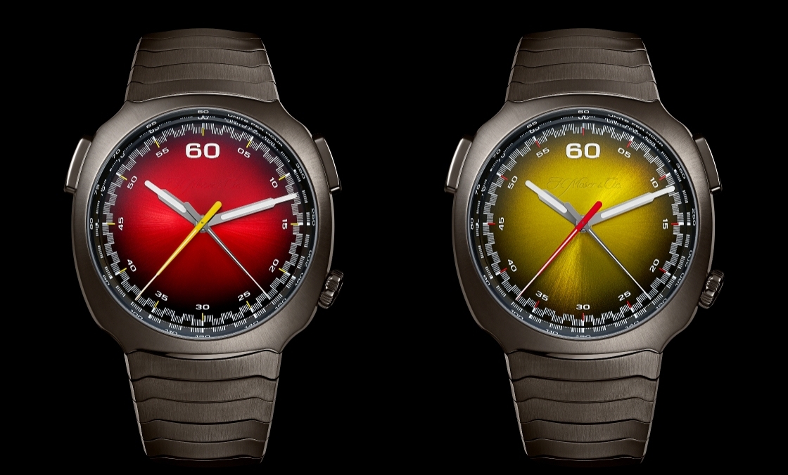 紅黃雙杰，競速新章|H. MOSER & CIE.推出Streamliner自動飛返計時秒表Alpine限量版-復(fù)刻表