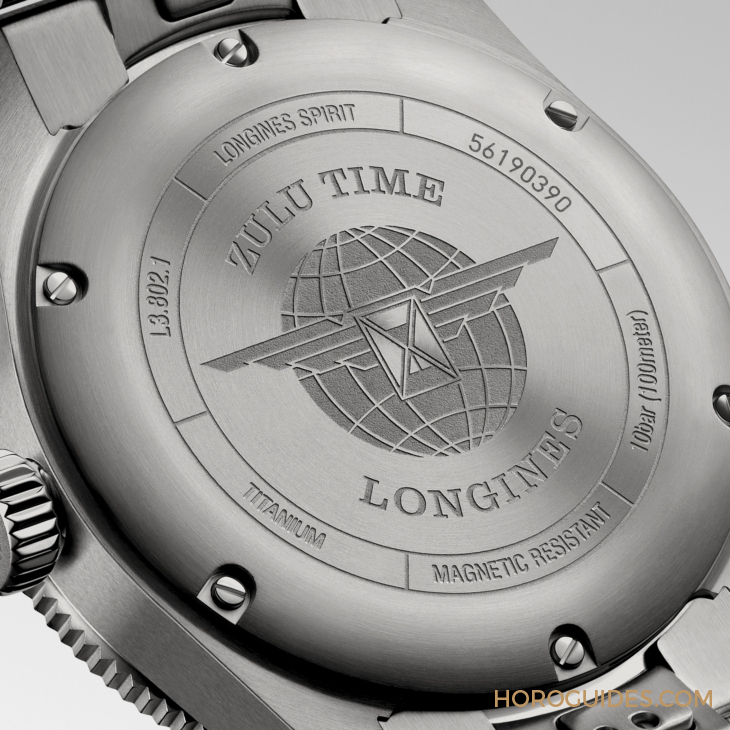 LONGINES Spirit再掀熱潮! Spirit Zulu Time鈦金屬腕表與計(jì)時(shí)秒表間金新色登場-復(fù)刻表