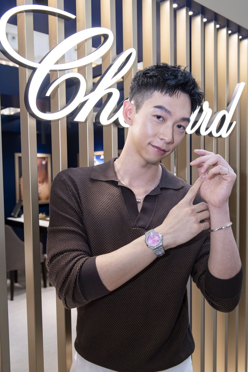 蕭邦Alpine Eagle三針表以阿爾卑斯山茉莉花為靈感 嶄新換上粉紅面盤-復刻表